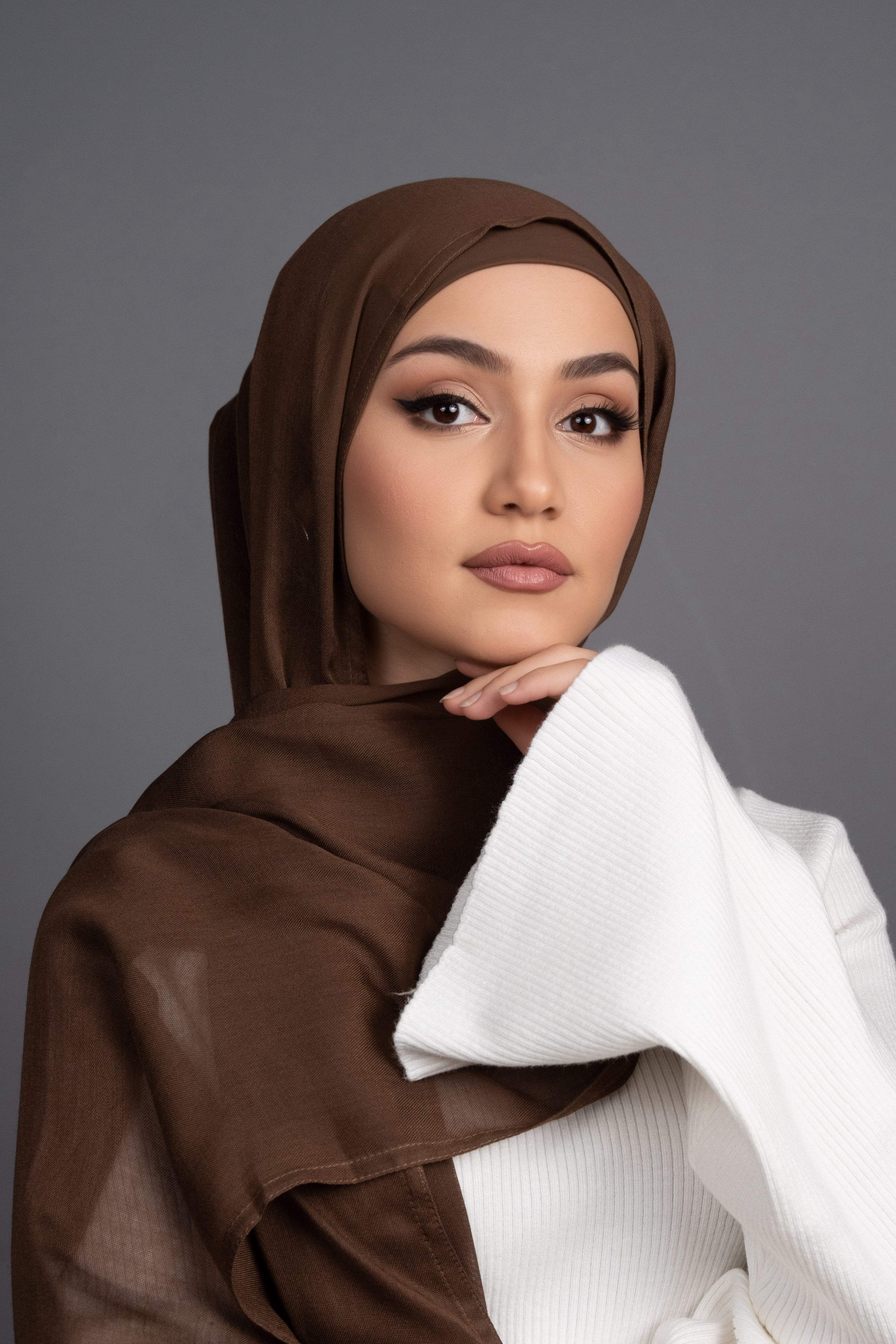 Coffee Hijab Set