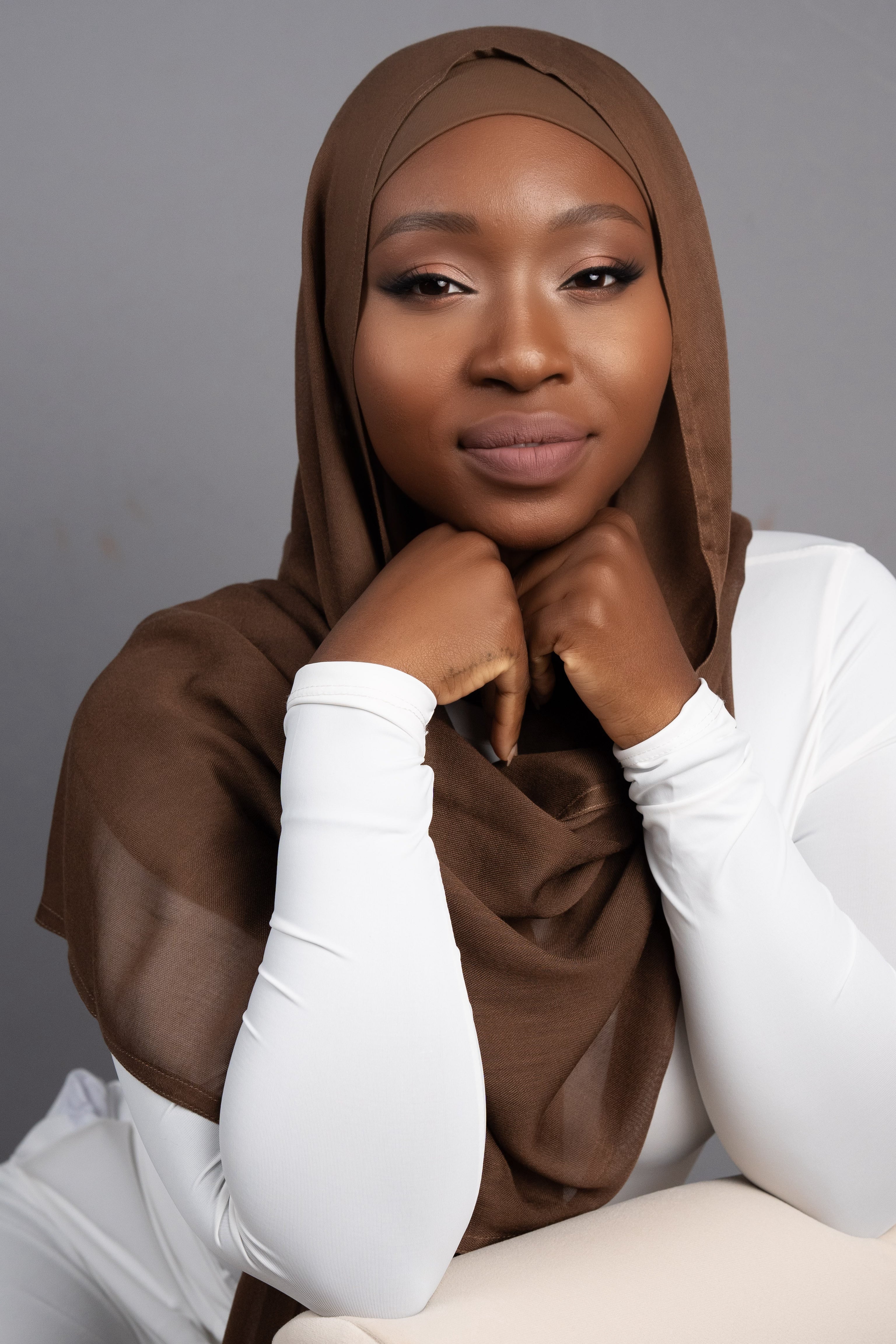 Coffee Hijab Set