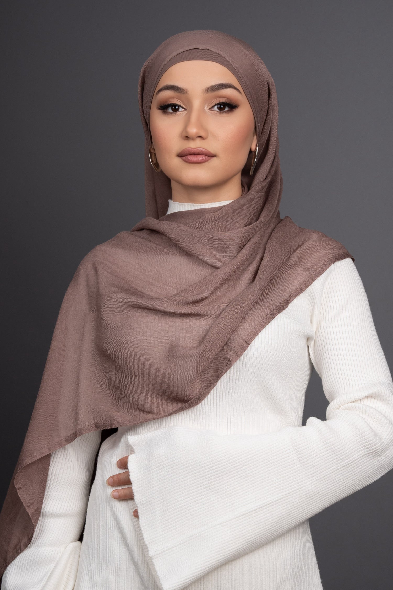 Mocha Hijab Set
