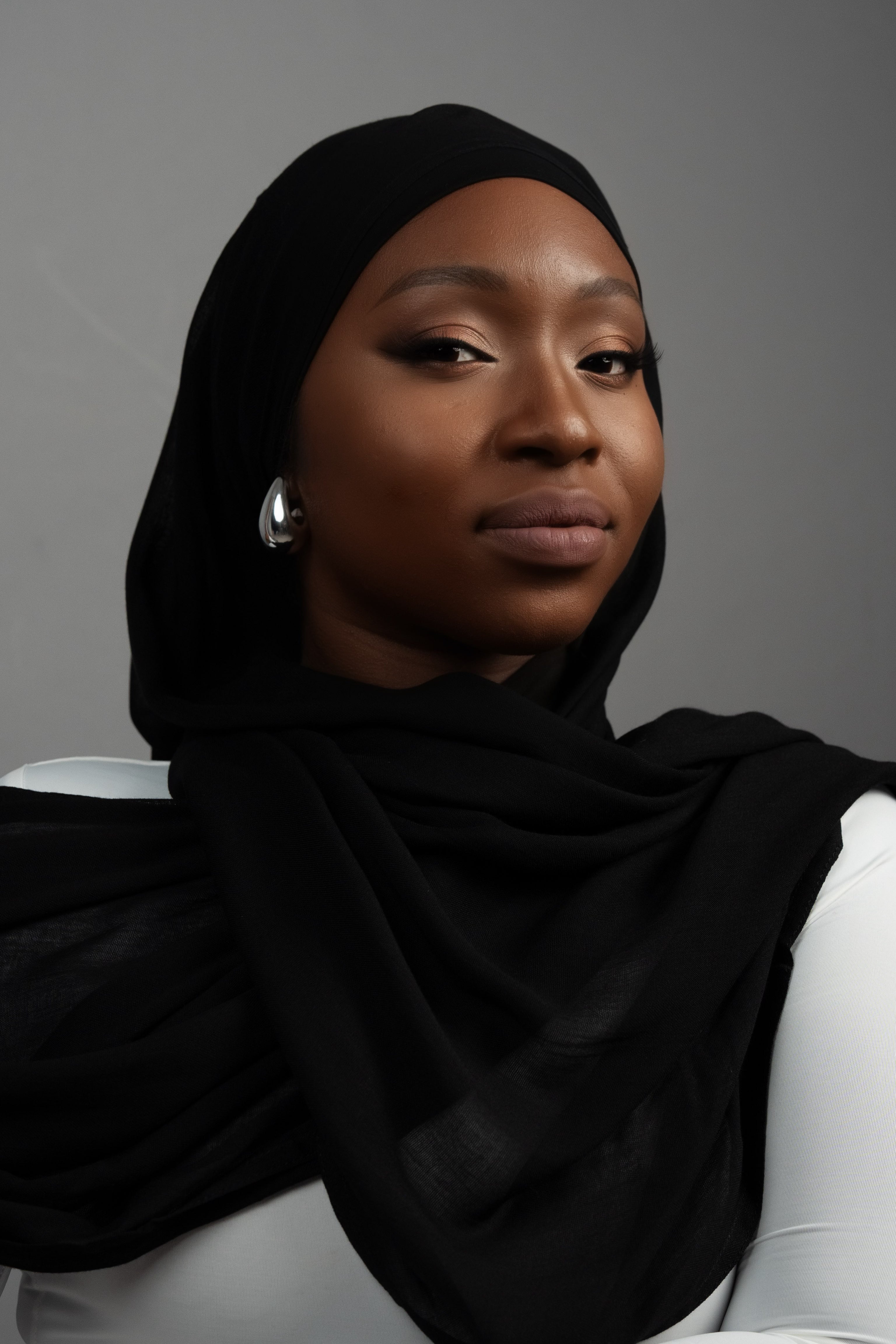 Black Hijab Set