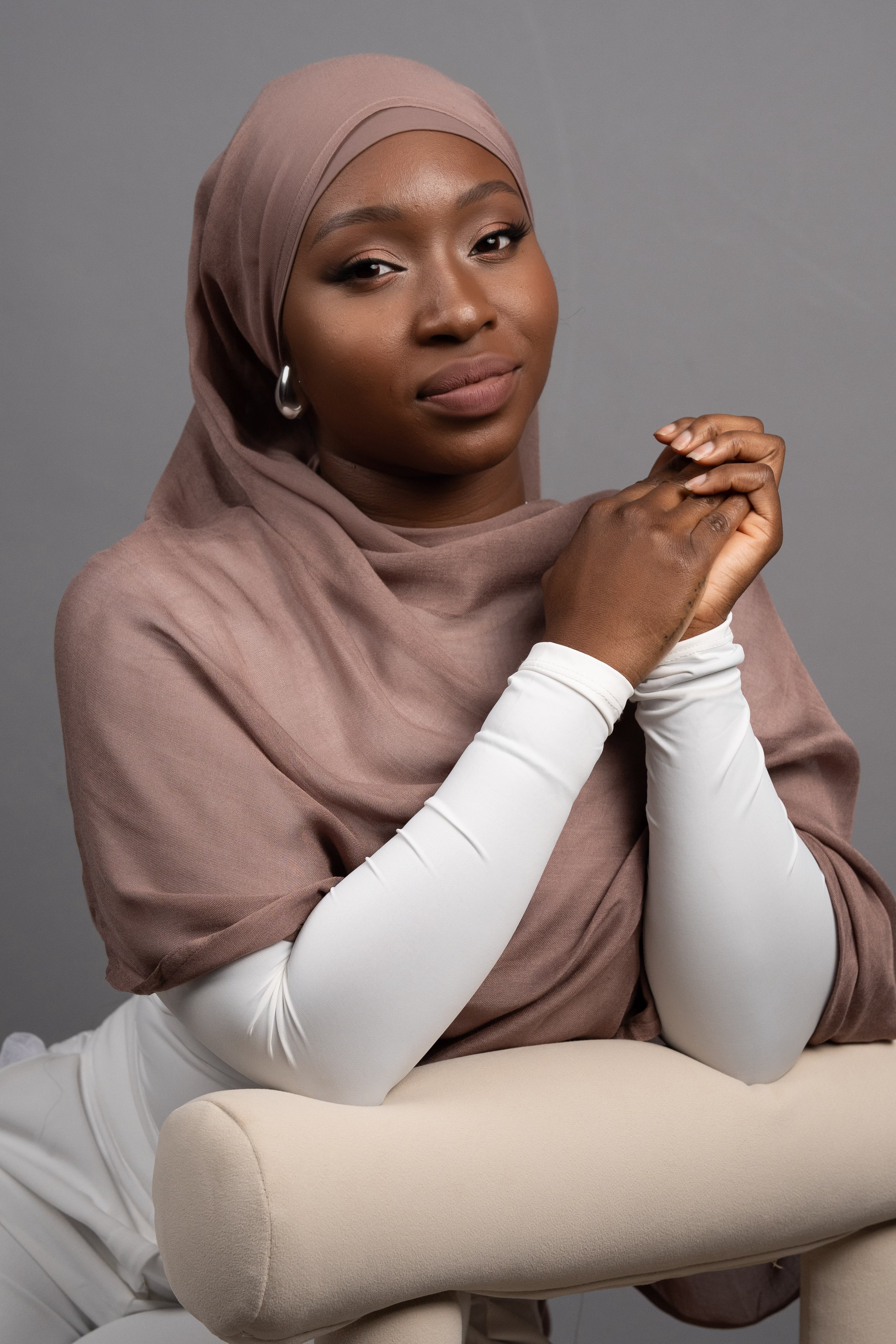 Mocha Hijab Set