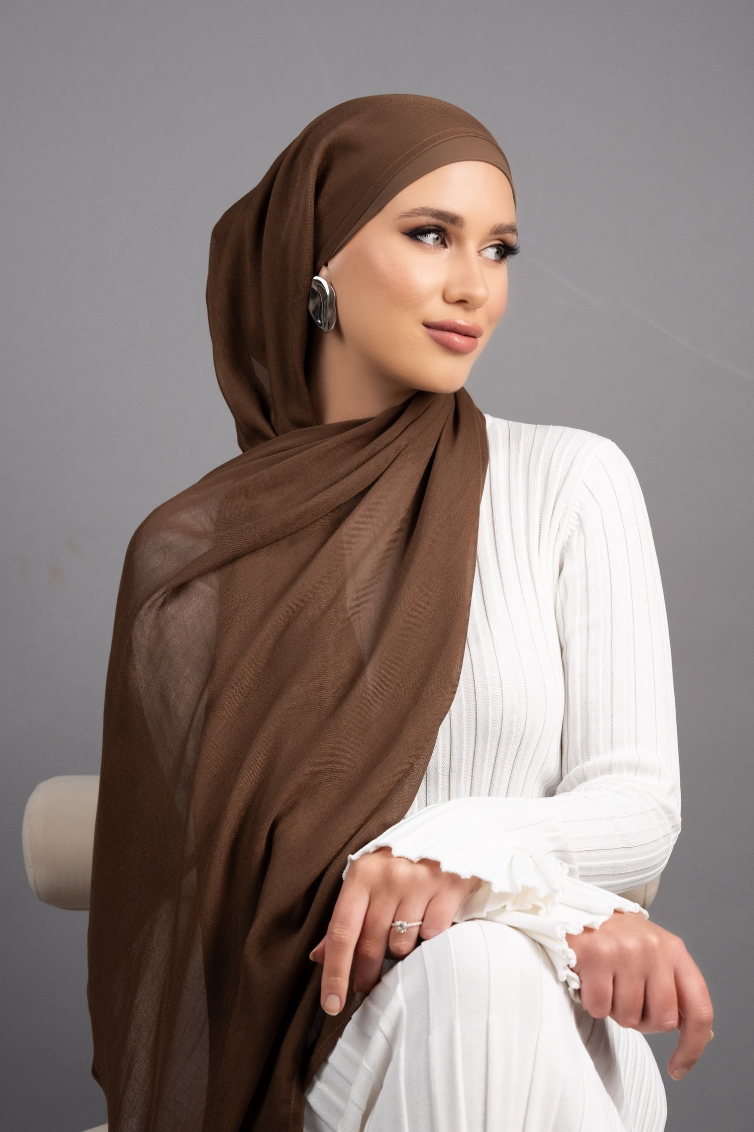 Coffee Hijab Set