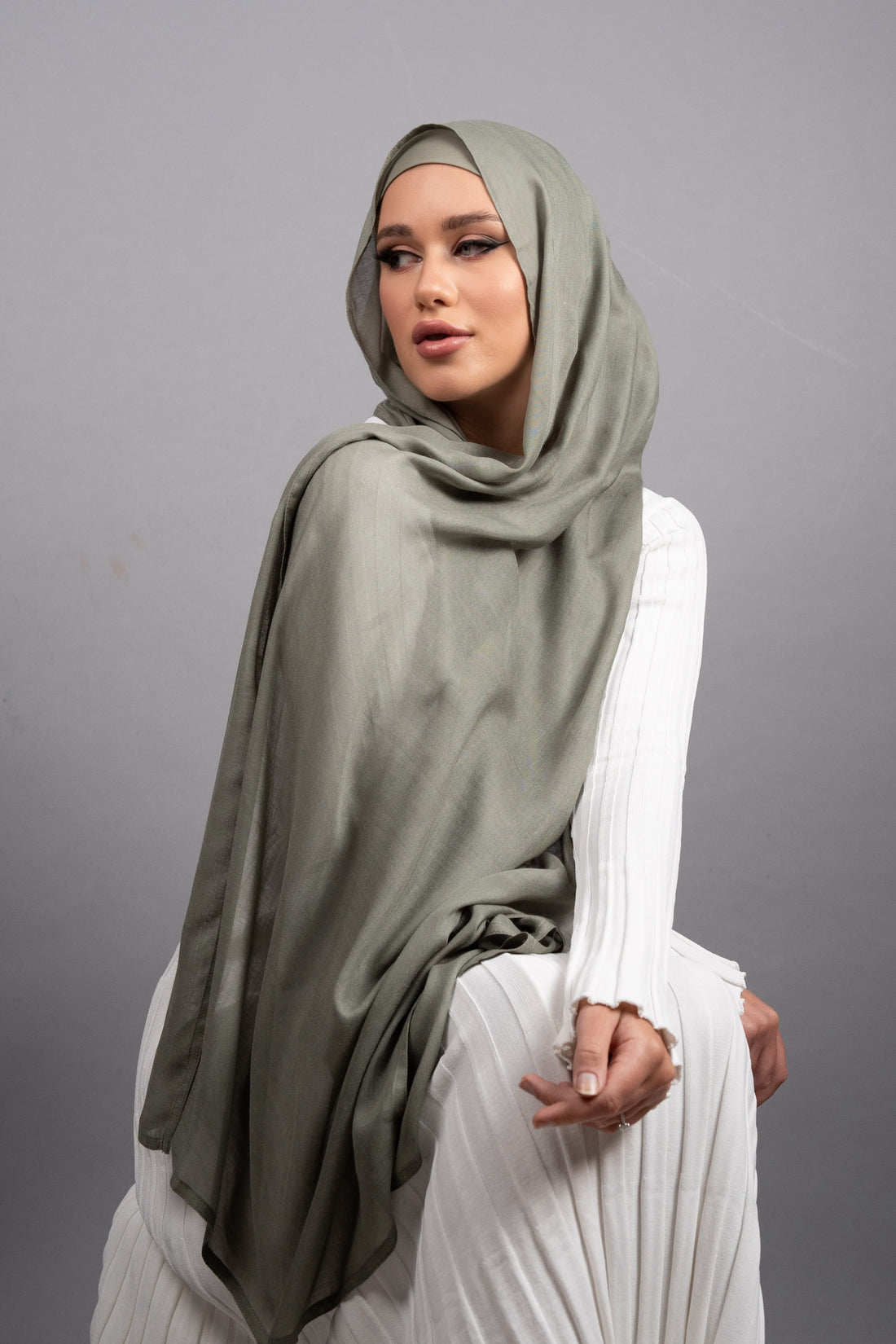 Olive Hijab Set