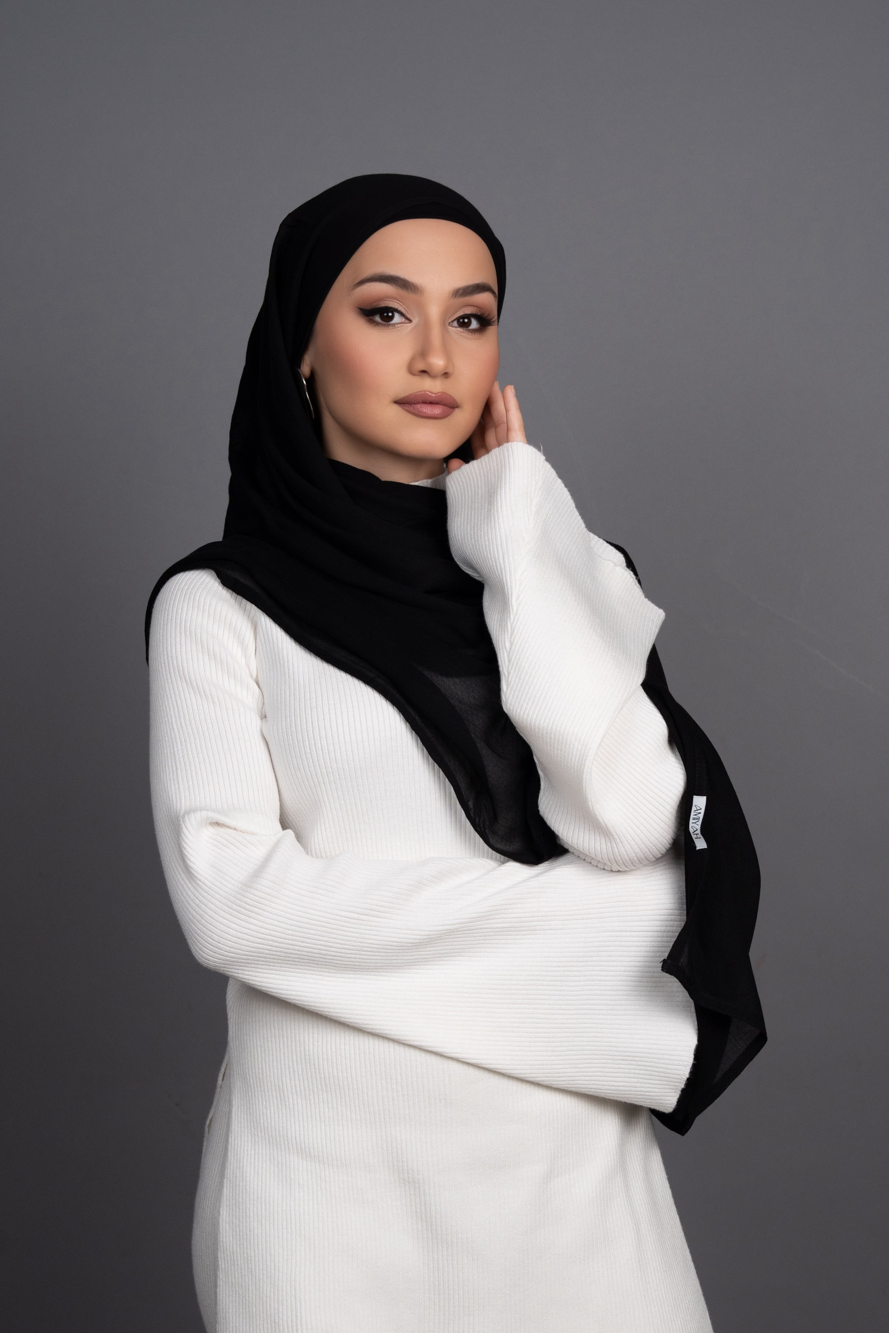 Black Hijab Set