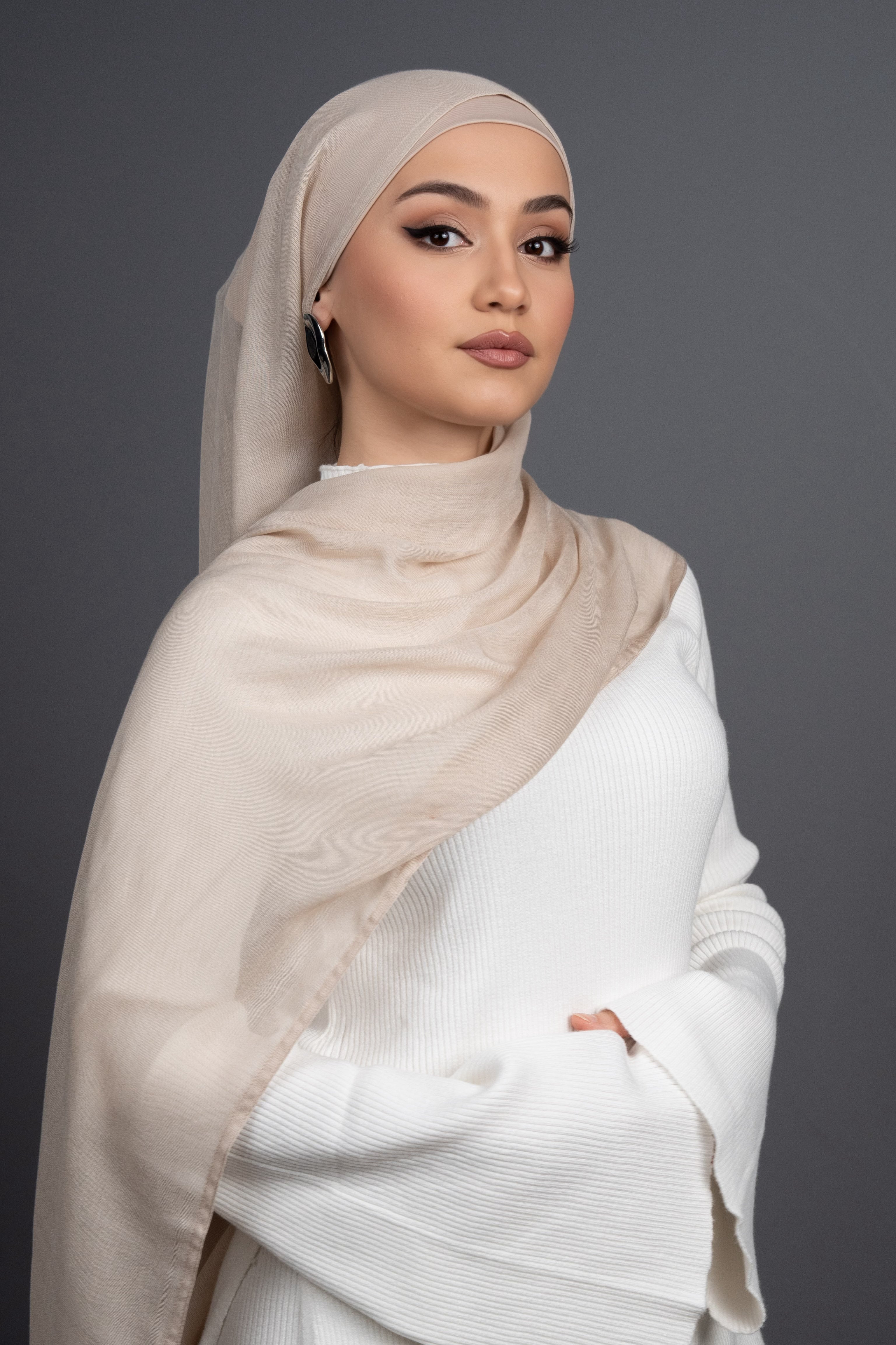 Oat Hijab Set